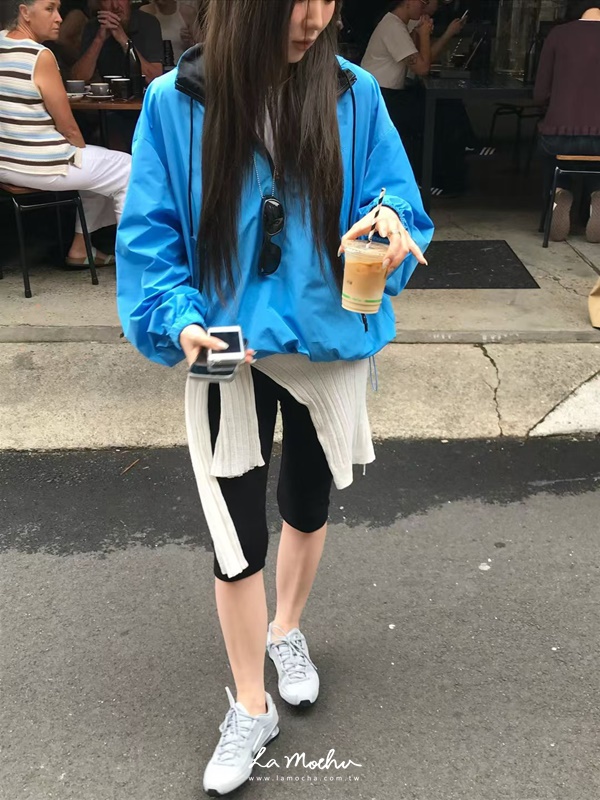 運動風連帽涼感上衣